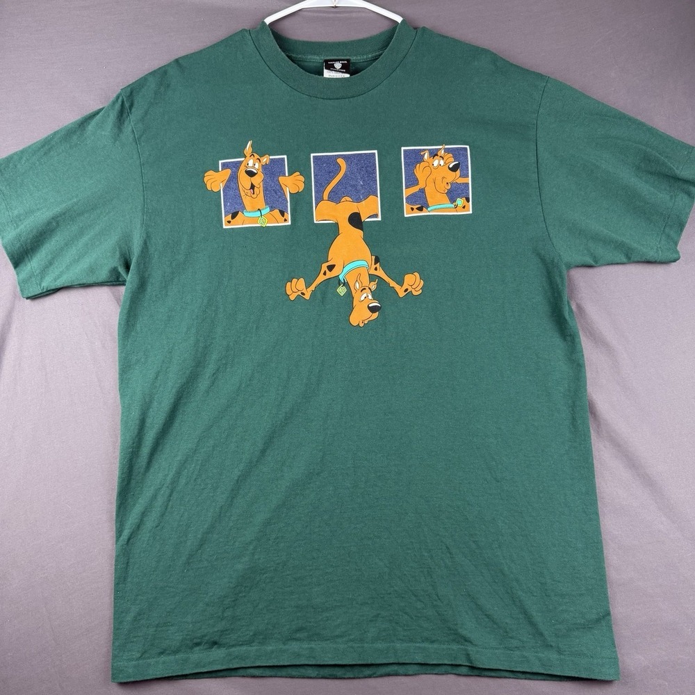 Warner Bros. Vintage Men's 90's Cartoon Network Scooby-Doo Promo T-shirt Large